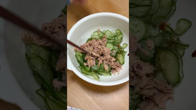 【簡単さっぱり】きゅうりツナ豆腐#料理 #レシピ #簡単レシピ