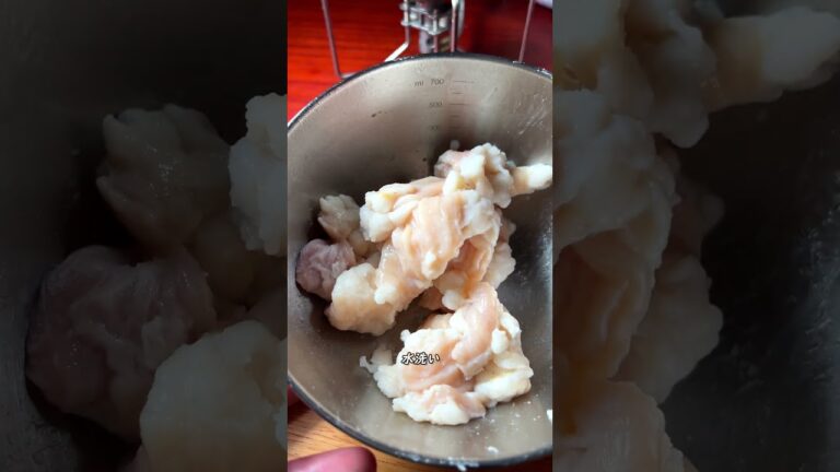 結論：舞茸とモツからは良い出汁が出る【ASMR】 #shorts