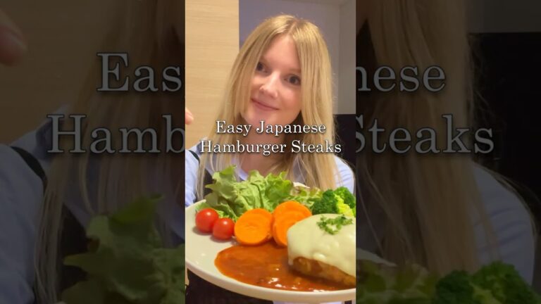 Easy Japanese Hambuger Steak Recipe #hamburgersteak #hanbagu #hambagu #ハンバーグ