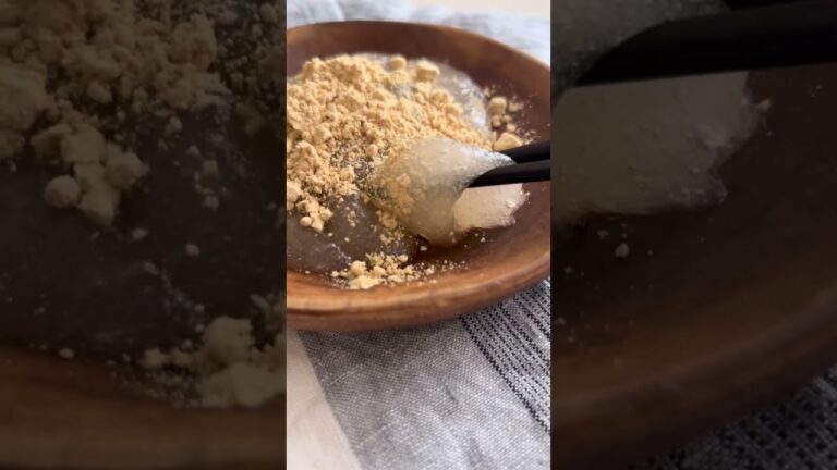 オオバコわらびもち風 #shorts #オオバコレシピ #井藤漢方