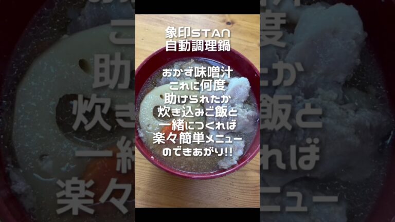 象印STAN自動調理鍋のおすすめ料理紹介調理レビュー #自動調理 #象印 #自動調理器 #自動調理鍋 #stan #zojirushi #家電レビュー #おかずレシピ #象印STAN