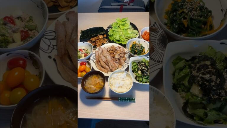 【夕食作り】フランスで焼肉パーティー　#shorts #料理 #夜ご飯 #paris #焼肉