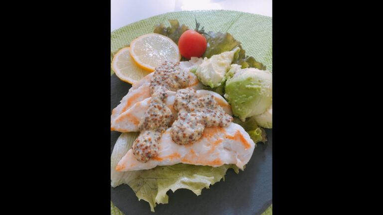 【diet recipe】ささみアボカドのマスタードソースがけ