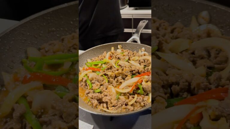 【晩飯に迷ったらコレ作れ！】激うまプルコギ丼 #マッチョ #元カレ #料理 #cooking #簡単レシピ