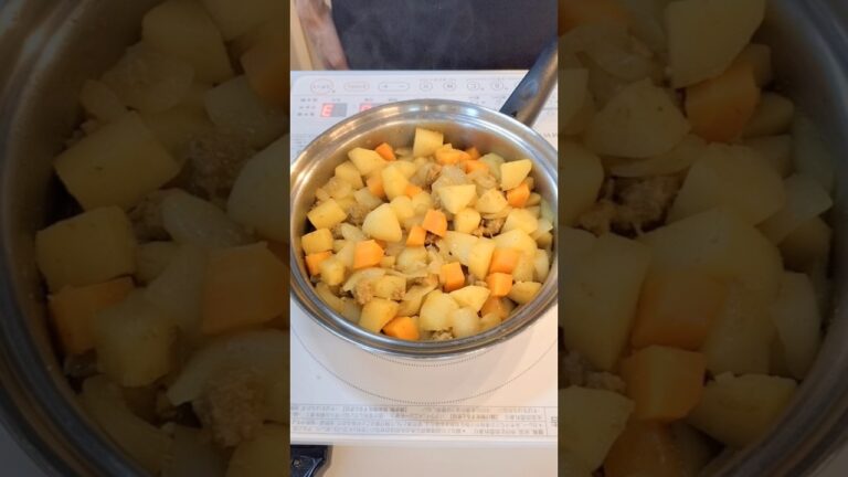 【カレー肉じゃが】#クイーンクック #無水鍋 #簡単レシピ #肉じゃが