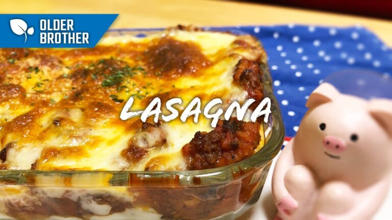 【濃厚とろ～りチーズ】本格ラザニアの作り方 How to make lasagna＜KITCHEN TANAKA 兄レシピ＞