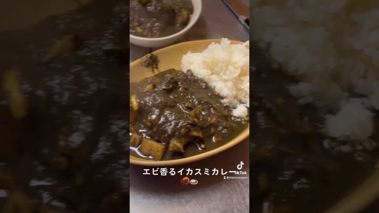 エビ香るイカスミカレー🦐🍛