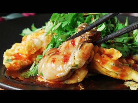 ぷっくり牡蠣のエスニックオムレツ🍳