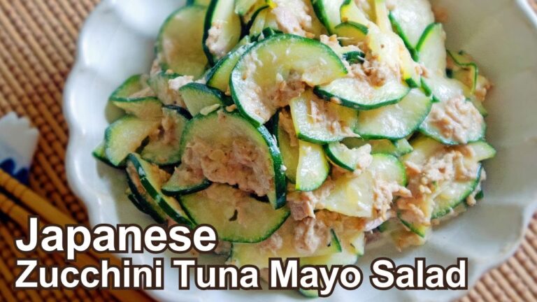 Japanese Zucchini Tuna Mayo Salad | Easy No-Cook Summer Recipe