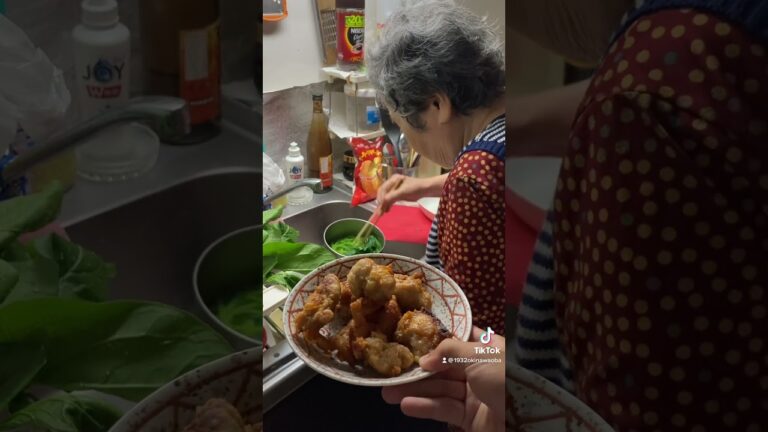 おばあちゃんチキンほうれん草ありがとう #おばあちゃん #ありがとう #チキン #ほうれん草