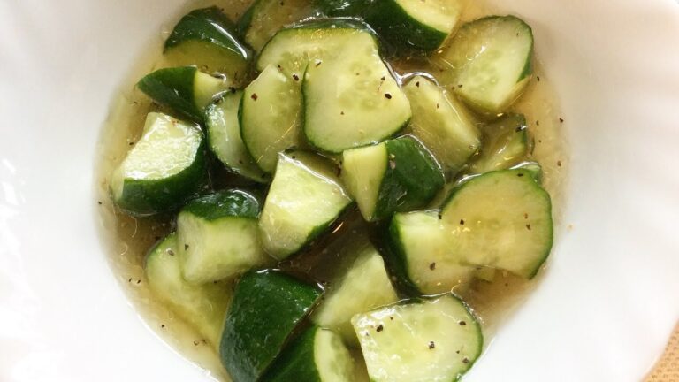 きゅうりのレモンマリネ