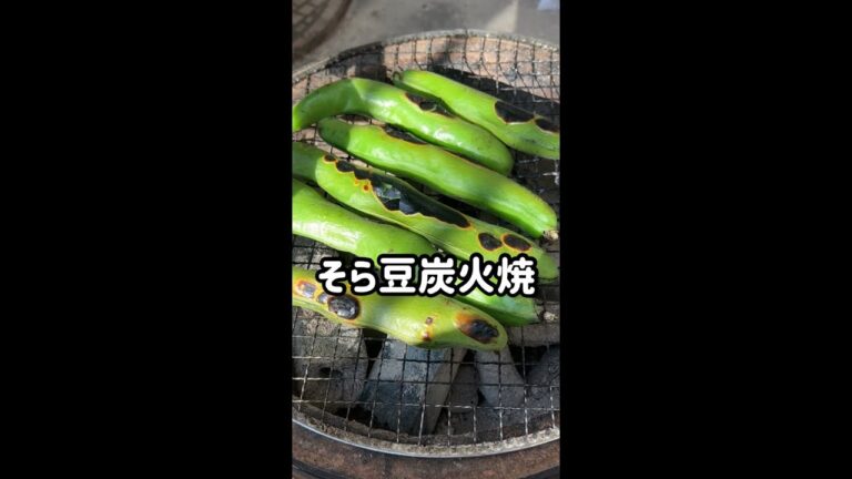 そら豆炭火焼#shorts