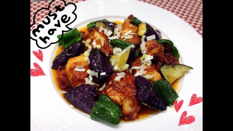 夏野菜たっぷり油淋鶏