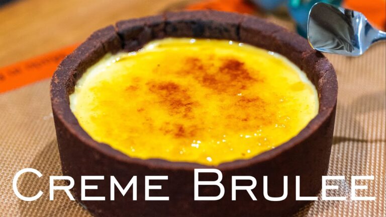 【腸活】クリームブリュレタルト の作り方　ヴィーガン＋オーガニック|How To Make Creme Brulee Tart【Vegan】