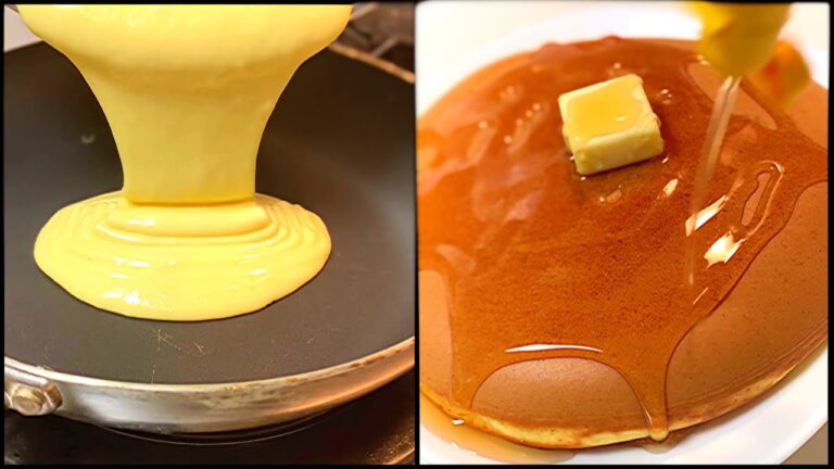 【コツは〇〇】超綺麗に焼ける普通のホットケーキ/An ordinary pancake that can be baked very beautifully