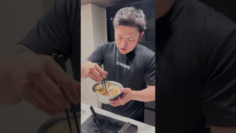 【納豆好きなら作るべきです！】ちくネギ納豆和え #料理 #マッチョ # #元カレ #cooking  #クッキング