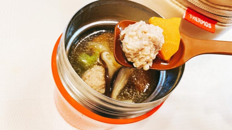 【お弁当】スープジャーであたたかお昼ごはん！簡単で美味しい自分弁当、健康＆節約スープジャーランチ！