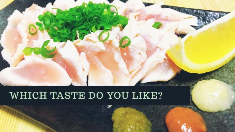 あなたはどの味がお好き？鳥ささみの彩りタタキ！！