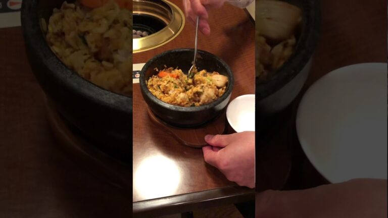 石焼ピビンパと焼肉のタレ