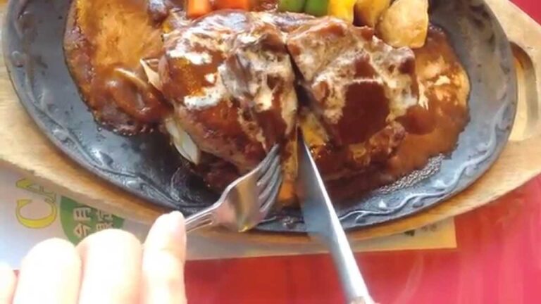 ビーフシチューハンバーグ