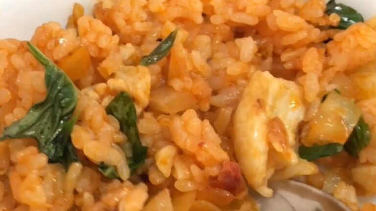 【1分動画】簡単・バジルチキンライス Basil Chicken Rice