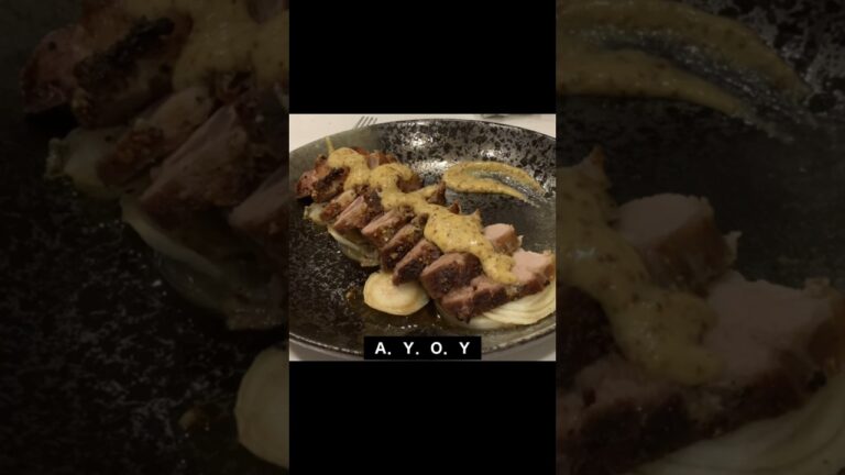 ハニーマスタードの豚肩ロースグリルで優勝する伝説の三忍 #food #recipe #cooking #meme #naruto