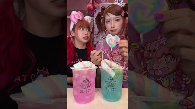ベビタピで韓国風ドリンク作ってみた🥤 #ASMR #グミキュンプリンセス