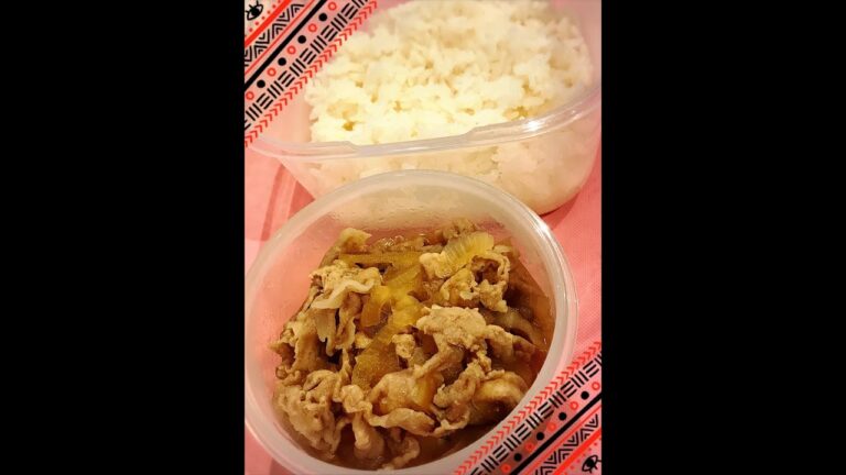 手抜き豚丼弁当！♯Japanese obento recipe