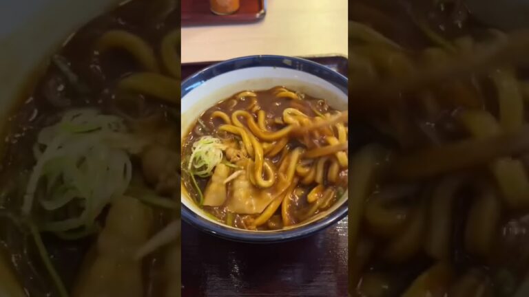 立山そばのカレーうどん！ #富山グルメ#富山ランチ#砺波ランチ#カレーうどん#立山そば#コスパ良い#うまいもんチャンネル