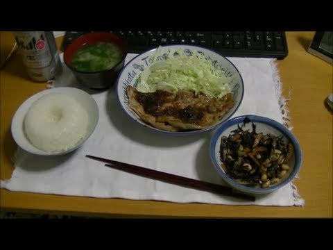 パンツマンのひじき煮。