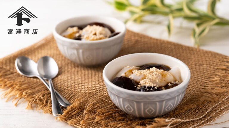 ミルクとコーヒーの2色わらびもち / 和菓子のレシピ