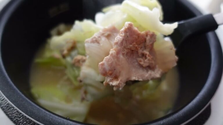 日本食🥢キャベツ豚汁; Miso with Broth-Low Salt #japanesefood #protein #味噌汁