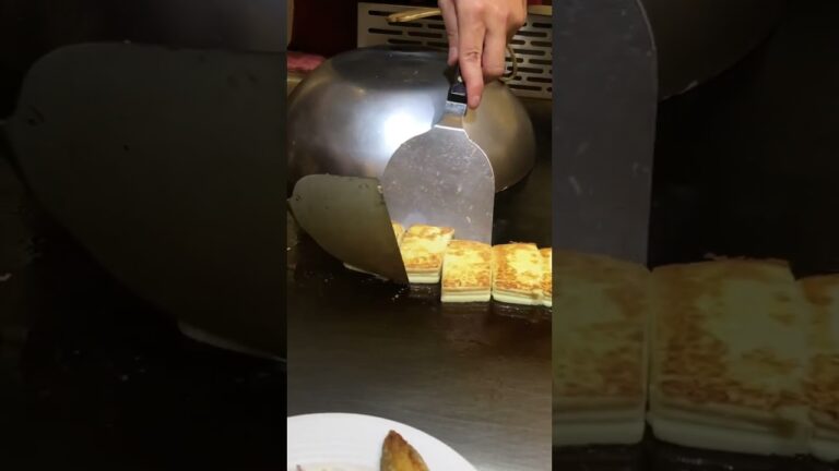 豆腐の鉄板焼き #shorts #shortsvideo #shortsfeed