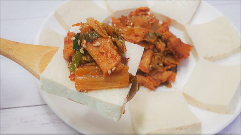 豚キムチ・豆腐／簡単レシピ