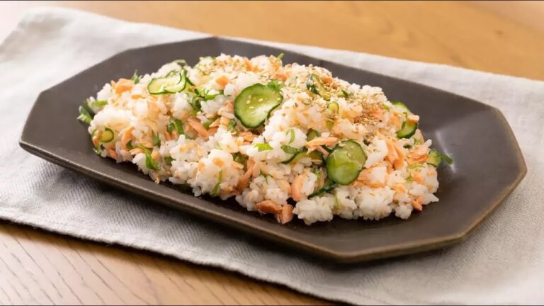 鮭ときゅうりのちらし寿司