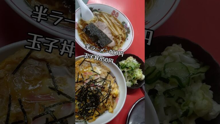 【その弍】ラーメン山田屋にしばらく通って食ってきた♪#ラーメン #町中華 #カツカレー #ワンタン #天津飯 #野菜炒め #餃子 #タンメン #玉子丼