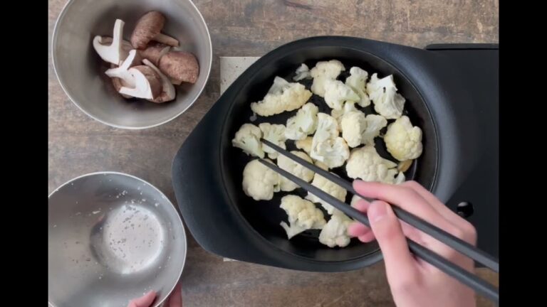 美味しいカリフラワーレシピ「カリフラワーときのこのソテー」