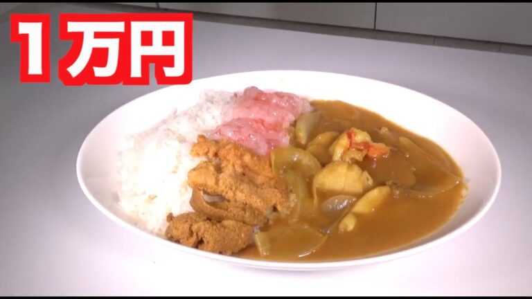 【激うま】1万円で究極のシーフードカレー作って食す！