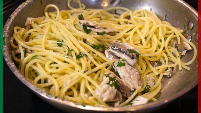 【このパスタは乳化させないでください】これぞマンマの味！イワシのパスタアシュッタ【Pasta asciutta con le sarde】