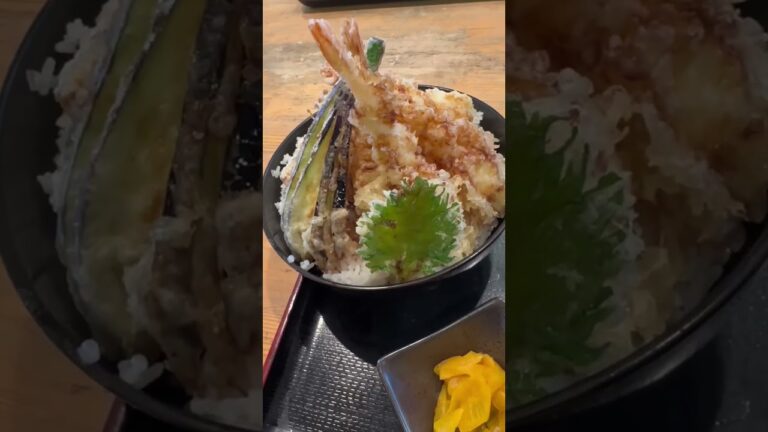 無性に天丼が食べたくなった時に超オススメのお店！ #天丼 #刺身定食 #吉里吉里