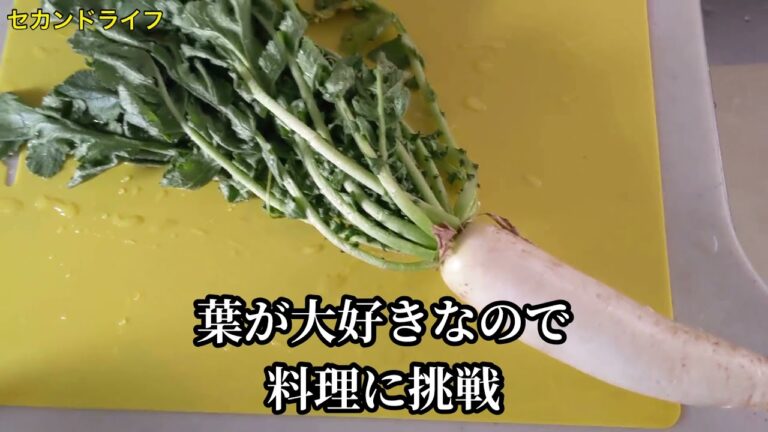 大根の葉は旨い！　ちりめんじゃことごま油で炒めて酒のアテにした