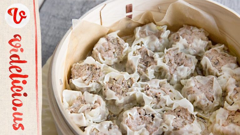 食べたことない！！ちょっと洋風な新しい焼売、ブルーチーズ入り焼売｜How to make Blue cheese Shumai