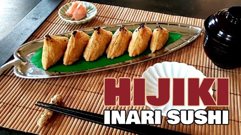 【田舎暮らし in USA】ひじき稲荷寿司： How to make Fried Tofu Inari Sushi, Japanese cooking.