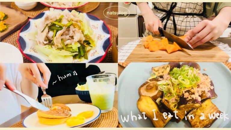 夏のおうちごはん５日分🍅🍚｜30分2品時短レシピ｜自炊記録,二人暮らし,簡単レシピ