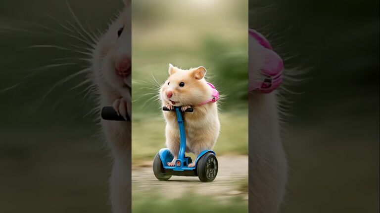 🐹もなか、みたらし団子を食べる！