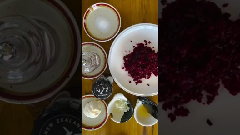 【NEWZEE】Lamb Chops with Beetroot Sauce ラムチョップ&ビーツソース