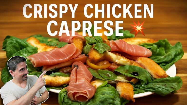 クリスピーチキンのカプレーゼサラダ | 簡単＆風味豊か！