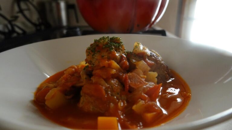 ジブリ飯 パズーの肉団子スープ　~ Polpette al sugo ~　【 ぼっちシェフ 】