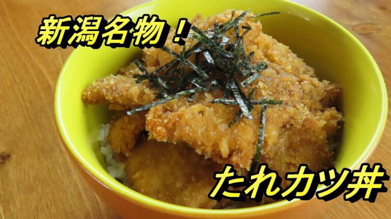 新潟名物！たれカツ丼