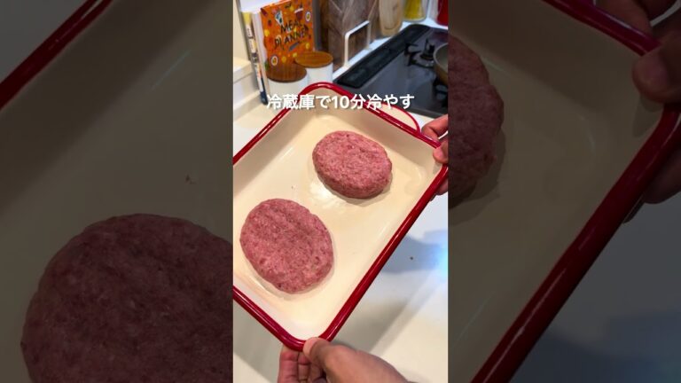 仕事終わり30分で作る2人暮らしの夜ごはん🪿チーズソースハンバーグ編　#簡単レシピ #料理 #自炊 #ハンバーグ